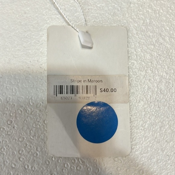 Purse Strap Bundle Maroon Stripe & Blue Plaid NWT - Picture 3 of 11